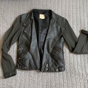 Silence + Noise Leather Jacket